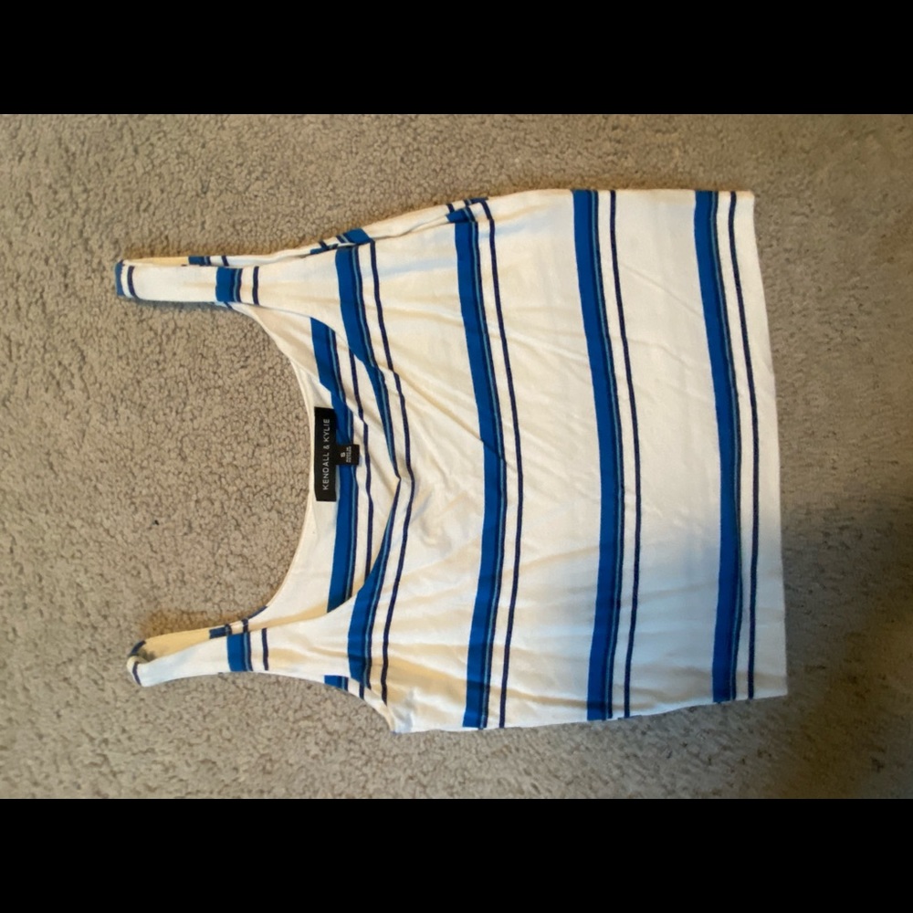 Kendall and Kylie Striped Crop Top